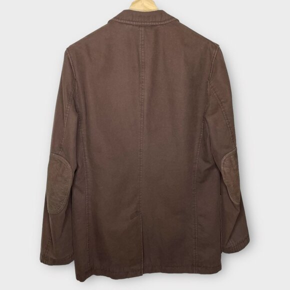 Men | Size M - Club Monaco Brown Sport Coat Blazer Jacket - Picture 2 of 7